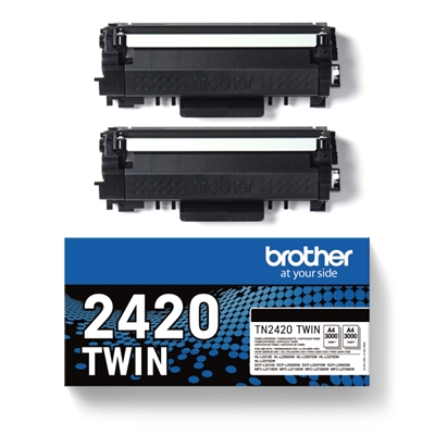 Brother Toner Tn2420twin Negro Pack 2 Uds